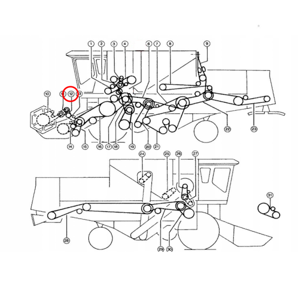 Pasek wariatorowy Claas Dominator 80 852 100 105 56 86 96 106 48 58 68 78 88 108 118 Mega 202 203 204 218 670244 670224 670221