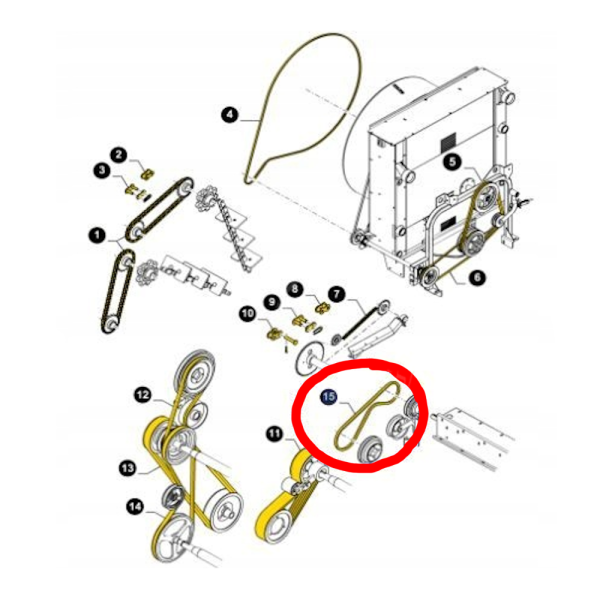 0201112 Riemen 17x1500 GATES