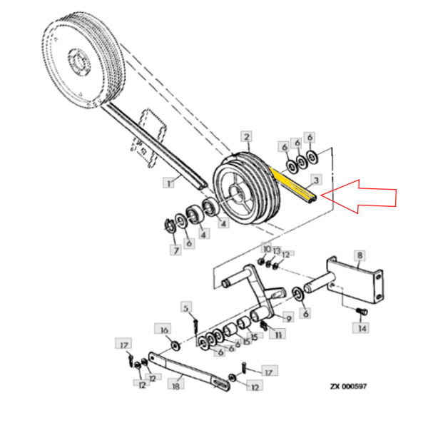 PAS3006-0223561 Gates-Zerhackerriemen