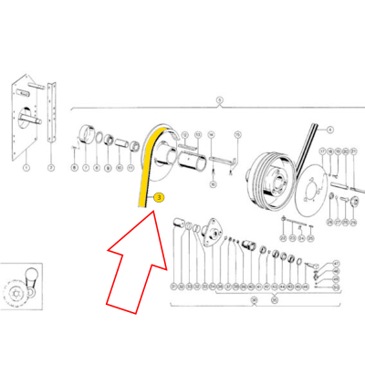 pasek jezdny claas dominator 48 58 68 130 140