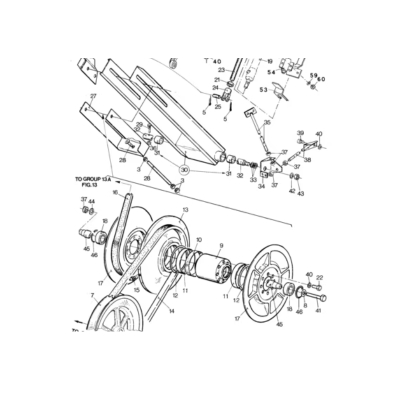 782370 Tuleja koła wariatora new Holland 1520 1540 8030 8040 8050 8060 8070 8080 TC 52 56 5040 5060 TR75 TR85 Laverda L 411