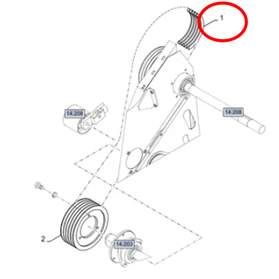 pas młocarni New Holland:
CS520, CS540, CS640, CS660, CS6060, CS6070,
CS6080, CS6090, CSX, CSX7060, CSX7080