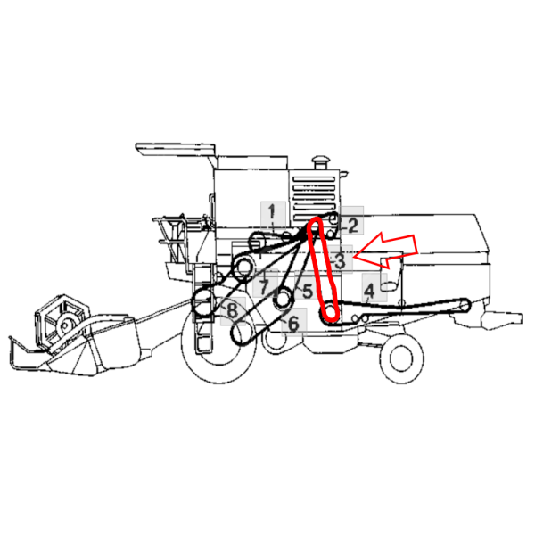 PAS 2HBx 3155 John Deere 1170,1165,1175 z35358,CQ34345