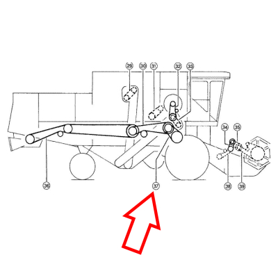 Claas Dominator 661430,644177 Variatorriemen,