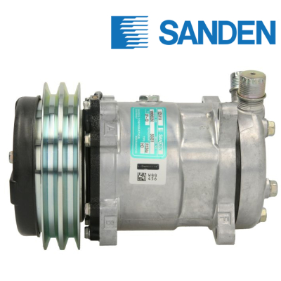 Sprężarka klimatyzacji Sanden Claas Dominator 78 88 98 118 Lexion 440 450 466 Medion 310 320 330 Mega 202 208 625.879.0 625877