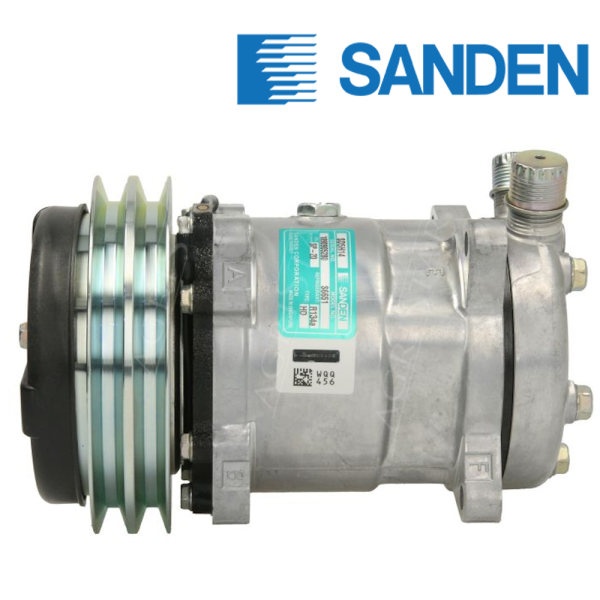 Sprężarka klimatyzacji Sanden Claas Dominator 78 88 98 118 Lexion 440 450 466 Medion 310 320 330 Mega 202 208 625.879.0 625877