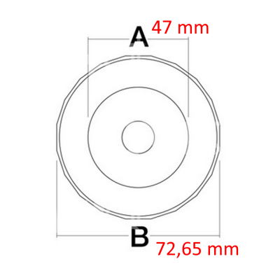 Tankdeckel 3221253R1 Case Maxxum XL Durchmesser 48,8/72,6mm