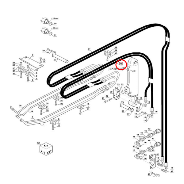 copy of HYD7205 Wąż hydrauliczny podwójny