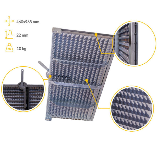 AZ10144 Sito żaluzjowe końcowe John Deere 950 952 955 960