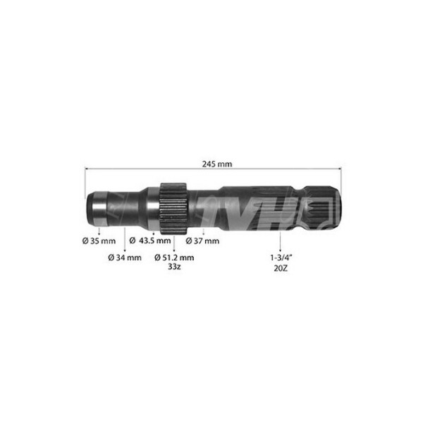 R122910, R266970, R562721 John Deere Zapfwelle