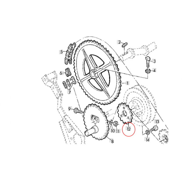 JM07-Z30028 Zahnrad Z-16