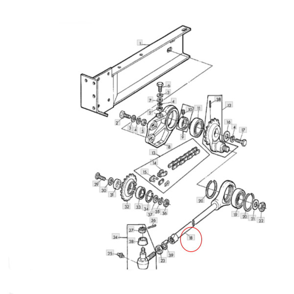 JH05-AZ19387 Anhängerkupplungsarm