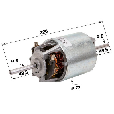 Gebläsemotor 0,010,2121,1 0,900,1281,6 050773064