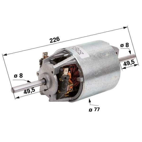 Gebläsemotor 0,010,2121,1 0,900,1281,6 050773064