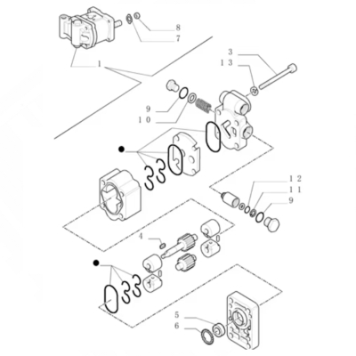 Dichtungen Rexroth Hydraulikpumpen-Dichtungssatz