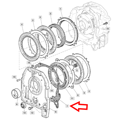SKR2085 Getriebedichtung John Deere R341959, R281577 R223964