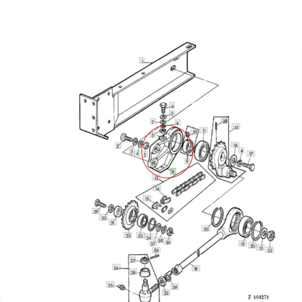 JH99-Z10017 Kopflagergehäuse