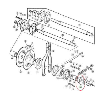 JH08-Z27681 Z-13 Kettenrad