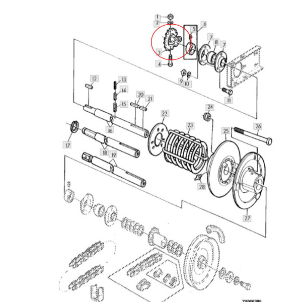 JH08-Z10661 Zębatka Z-14