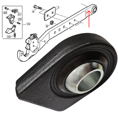 TRP2303 Anschweißhakenende Kat.3