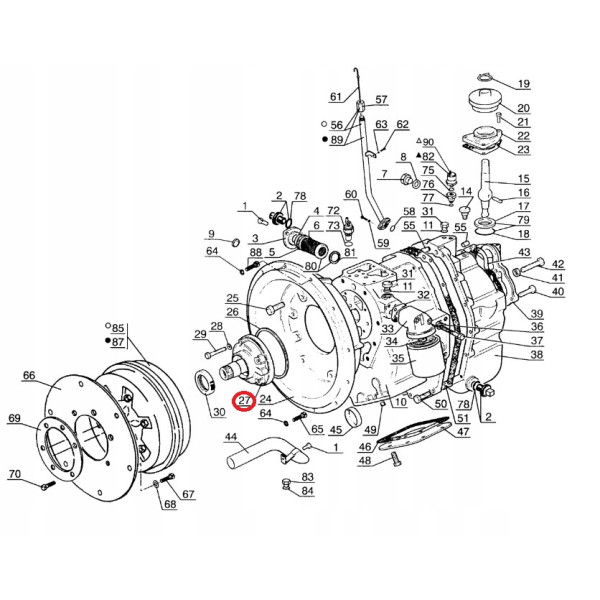 Pompa hydrauliczna jazdy Manitou Terex Matbro 109989 561930 85813676 562824 564380 6190132M91 6190852M91