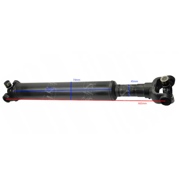 Wał napędowy przedni Skrzynia automatyczna Powershift New Holland 
B110 B110B B115 B115B
LB110.B LB115B