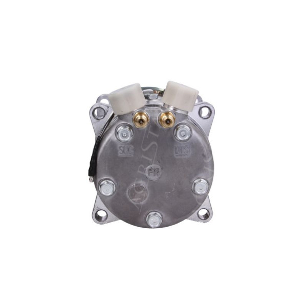 Sprężarka klimatyzacji 12V 132mm typ Sanden New Holland Fiat Agri Renault/Claas 322406400 5116929 7700004557 7700267326