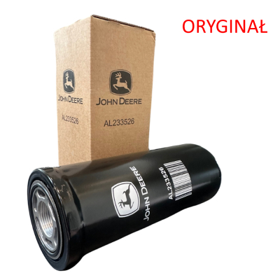 Filtr hydrauliki oryginał John Deere 2254 2264 2266 2058 2066 5620 6300 6900 6810 6950 7700 7810 5080 AL118036 AL233526 AH128449