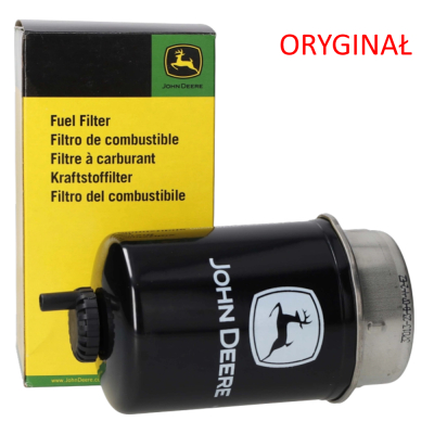 Filtr paliwa dokładny 2 mic John Deere 6225 6325 6425 6525 6230 6330 6430 Premium 6130 6230 6330 6430 RE526557 RE544394 RE526657