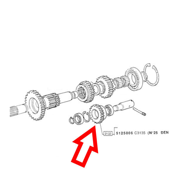 PON49155 Koło zębate