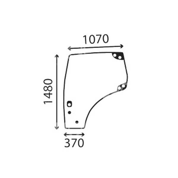 AKK2235 Türglas L grün mit Aufdruck