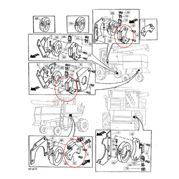 ELE4701 Geschwindigkeitssensor AH131320 AH100011