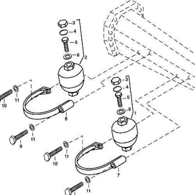 HYD7158 Hydraulikspeicher von John Deere