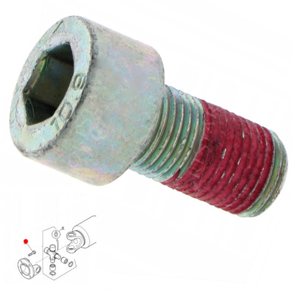 Śruba flanszy krzyżaka wału napędowego Manitou MLT 845, 741, 732, 731, 730, 633, 629 52552319 231625 302718