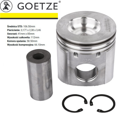 SCY3036 Kolben AR87748, DD14529, RE15596, RE19279, RE48368, RE49211