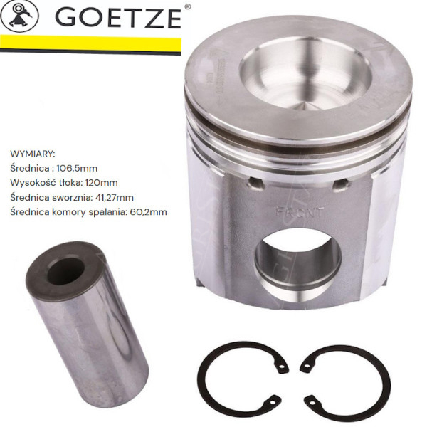 John Deere Motorkolben 106,5 mm MAHLE RE48469, AR96389, RE28920