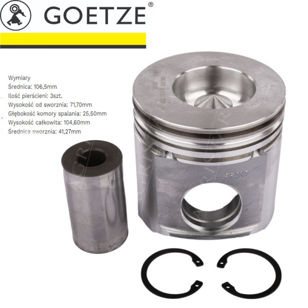 SCY3060 Kolben 106,5 3 Ringe