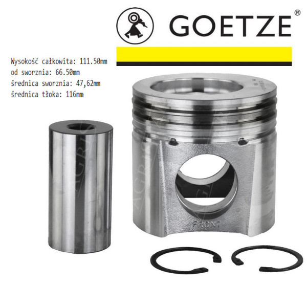 tłok john deere  7710, 7810, 7820, 7920,  2264, 2266, RE70688