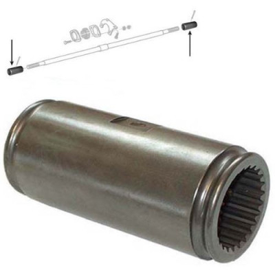 Łącznik wału przedniego napędu Massey Ferguson 3635 3645 6290 8110 8150 8160 8170 8180 8210 8220 8240 8250 82603714416M2