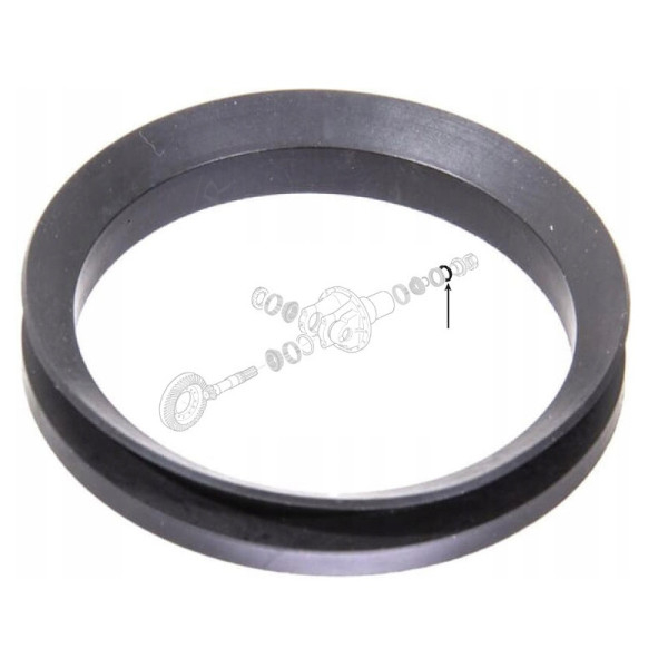 PON1628 Antriebswellendichtung 50x57x8,5mm