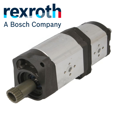 Pompa hydrauliczna Bosch Rexroth 32+11 cm Valtra Valmet 6350HI 6550HI 6750HI 6850HI 8050 8350 8450 8550 T 0510767318 33664100