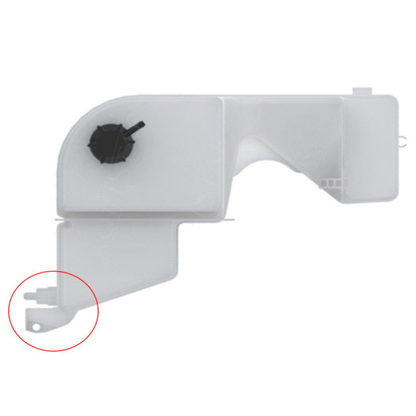 Zbiornik wyrównawczy płynu chłodniczego John Deere 3220 3420 3800 6215 6415 6515 6715 6020 6120 6220 AL169910 AL160274