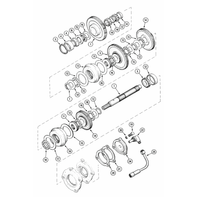 SKR9061 Synchronisierer 3-4 Gang Case Maxxum 5000 38Z