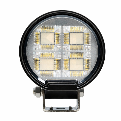 Lampa robocza LED 64W okrągła rozproszona Case New Holland Fendt Claas Renault Massey Ferguson