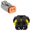 Deutsch 2-poliger Lampenadapter (weiblich) – 9005