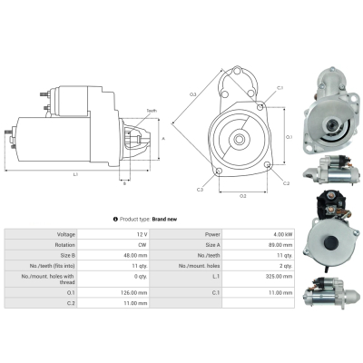 John Deere Anlasser