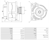 ELE3038 Lichtmaschine 12V 120A