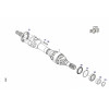 Półoś przedniego mostu 10103810   0.687.35.08 72638611 970.06.400.31, 970.06.617.02 Aftermarket