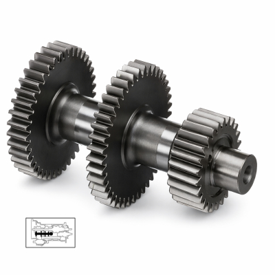 47126623 Koło zębate wałek skrzyni New Holland TS 100 115A 125 T6010 T6050 T6 T6. T5 T5. Case Farmall Maxxum MXU Steyr PROFI 61