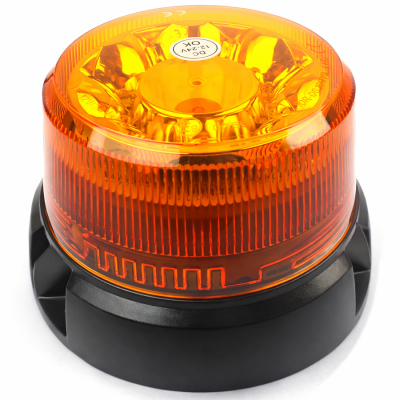 Uniwersalna lampa ostrzegawcza pomarańczowa niska na magnes 12-24V Case New Holland John Deere Fendt Massey Ferguson Landini